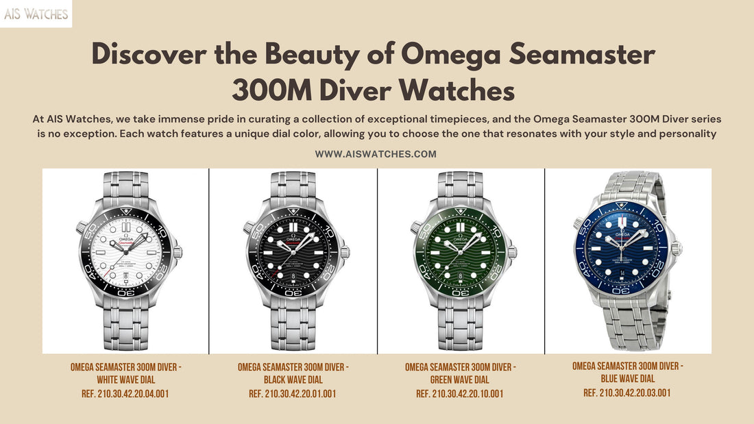 Discover the Beauty of Omega Seamaster 300M Diver Watches