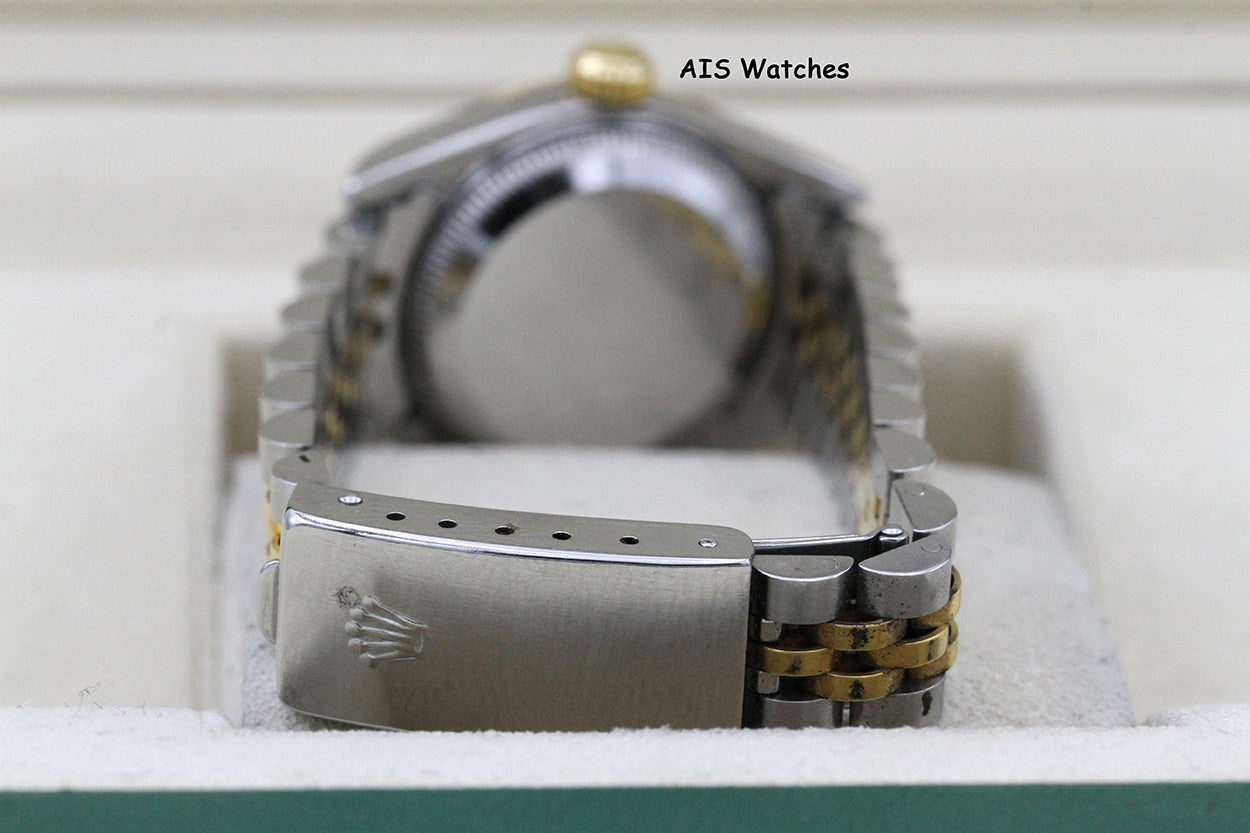 Rolex Ladies Two-Tone DateJust 69173 Champagne Dial 26MM S Serial - 1995 with Papers