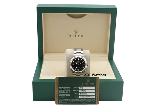 Rolex Explorer 114270 Z Serial 36 MM with Papers