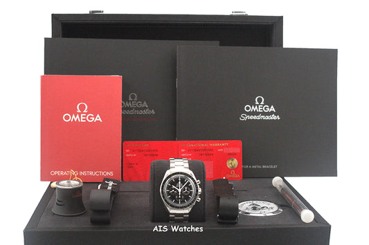 Omega SpeedMaster Moonwatch 311.30.42.30.01.005 Hesalite Crystal Box&Paper