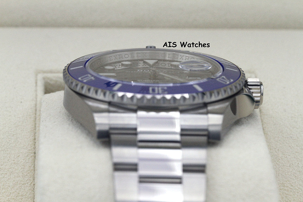 BNIB Rolex Submariner Ceramic 126619LB 18K White Gold Blue Bezel B&P