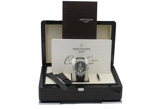 Patek Philippe Nautilus 5726a Annual Calendar 40.50MM Leather Strap Box & Papers