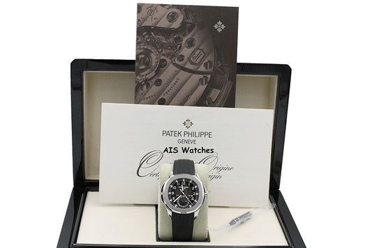 BNIB Patek Philippe Aquanaut 5164/A-001 Travel Time 40MM Box & Papers