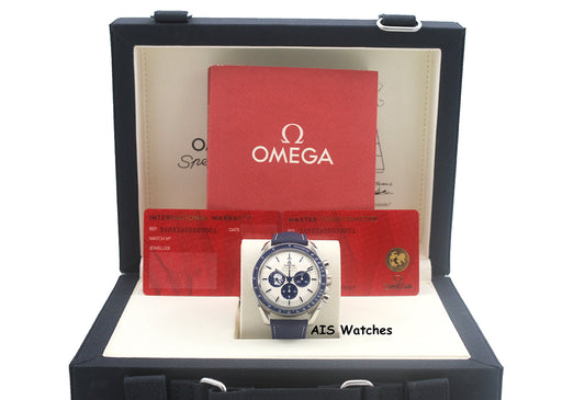 BNIB Omega SpeedMaster Moonwatch Apollo 13 Silver Snoopy 310.32.42.50.02.001 BP