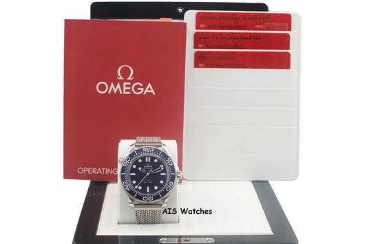 Omega Seamaster 300 Diver 007 James Bond 60th 210.30.42.20.03.002 42MM B&P