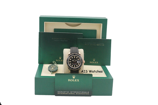 Rolex Yachtmaster 126655 Everose Gold 40MM OysterFlex Strap 2020 Box & Papers