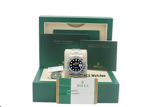 Rolex GMT Master II 116710BLNR Batman Blue/Black Oyster 2016 B&P