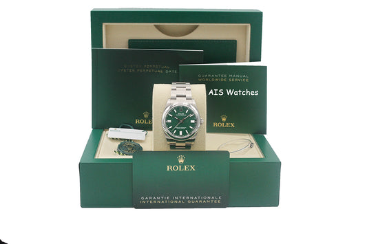 Rolex 126000 Oyster Perpetual 36MM Green Dial 2024 Box & Papers