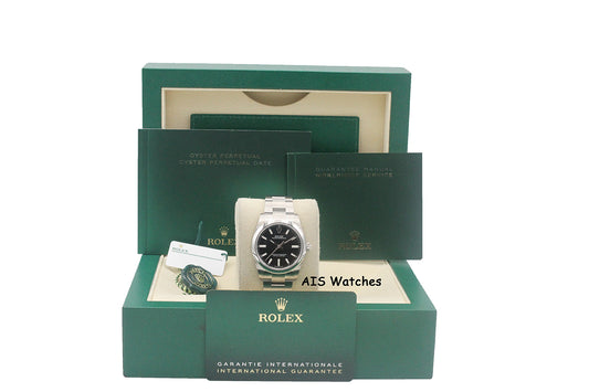 Rolex 124200 Oyster Perpetual 34 MM Black Dial 2021 Box & Papers