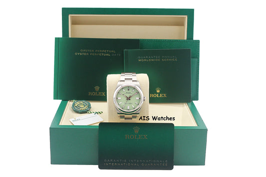 Rolex 126000 Oyster Perpetual 36MM Pistachio Dial 2025 Box & Papers