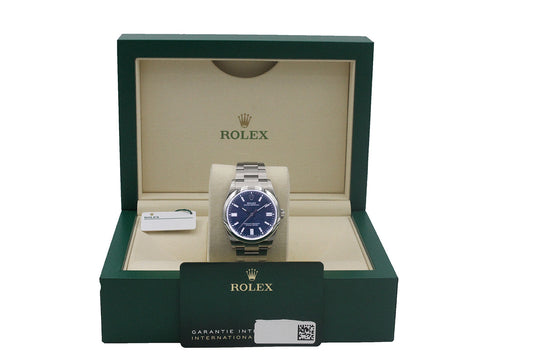 Rolex 126000 Oyster Perpetual 36MM Blue Dial 2022 Box & Papers