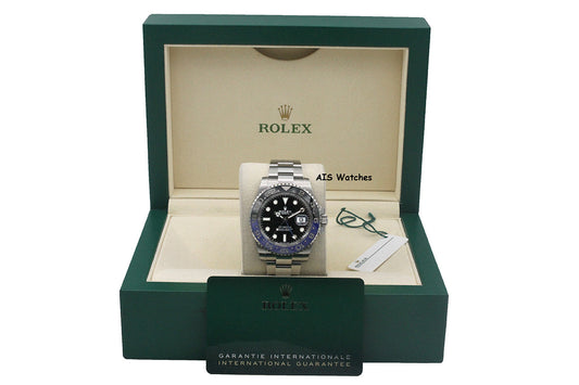 Rolex GMT Master II 126710BLNR Batman Oyster Bracelet Ceramic Bezel 2022 Box & Papers