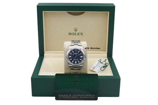 Rolex 124300 Oyster Perpetual 41 MM Blue Dial 2020 Box & Papers
