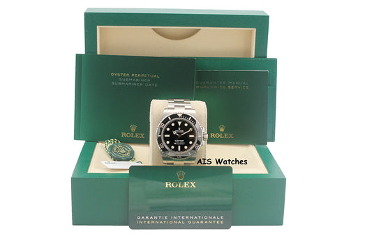 Rolex Submariner Ceramic No Date 124060 41MM 2022 Box & Papers