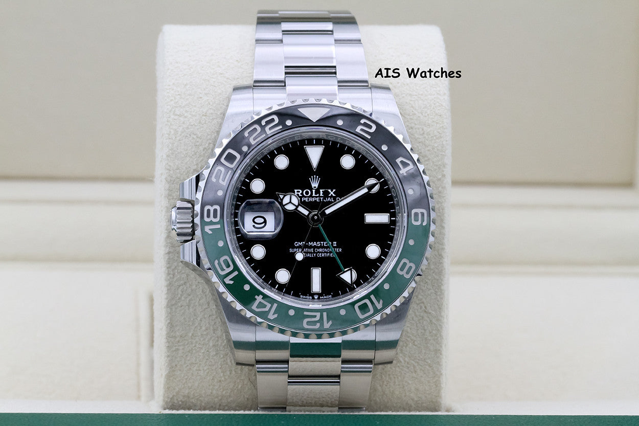 Rolex GMT Master II 126720VTNR Sprite Lefty Oyster Black / Green