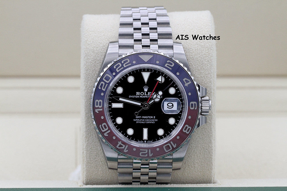 BNIB Rolex GMT Master II 126710BLRO Red Blue Pepsi Jubilee Box
