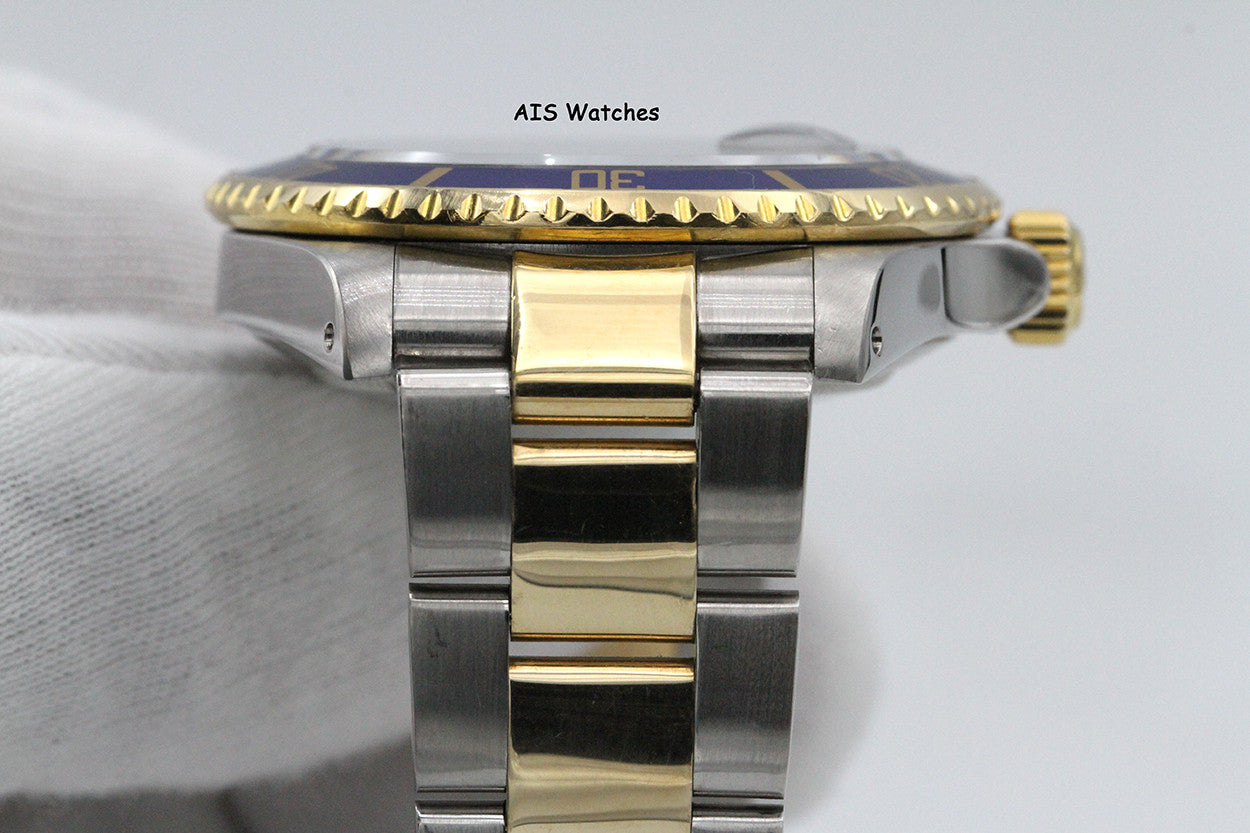 Rolex Submariner 16613 P Serial Blue Dial Box & Papers