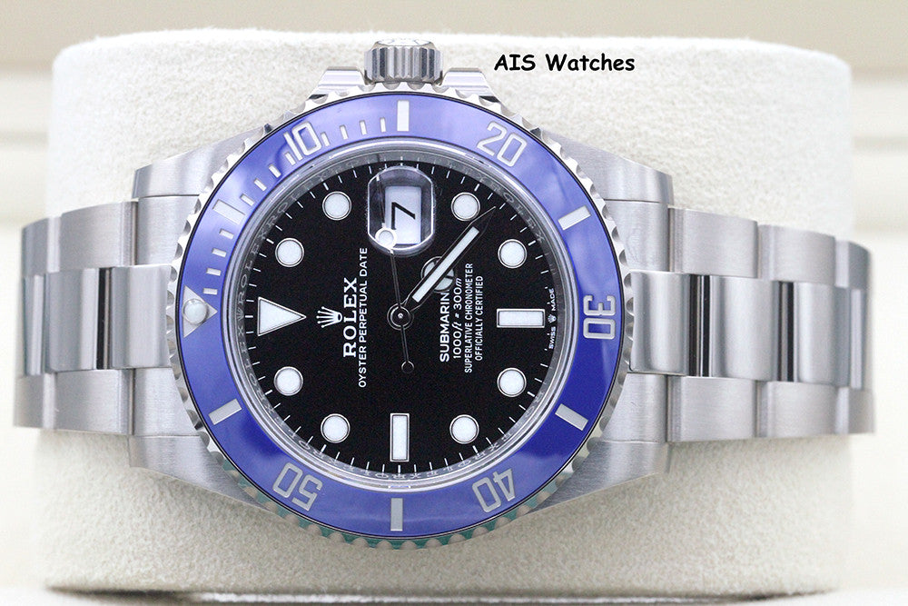 BNIB Rolex Submariner Ceramic 126619LB 18K White Gold Blue Bezel B&P