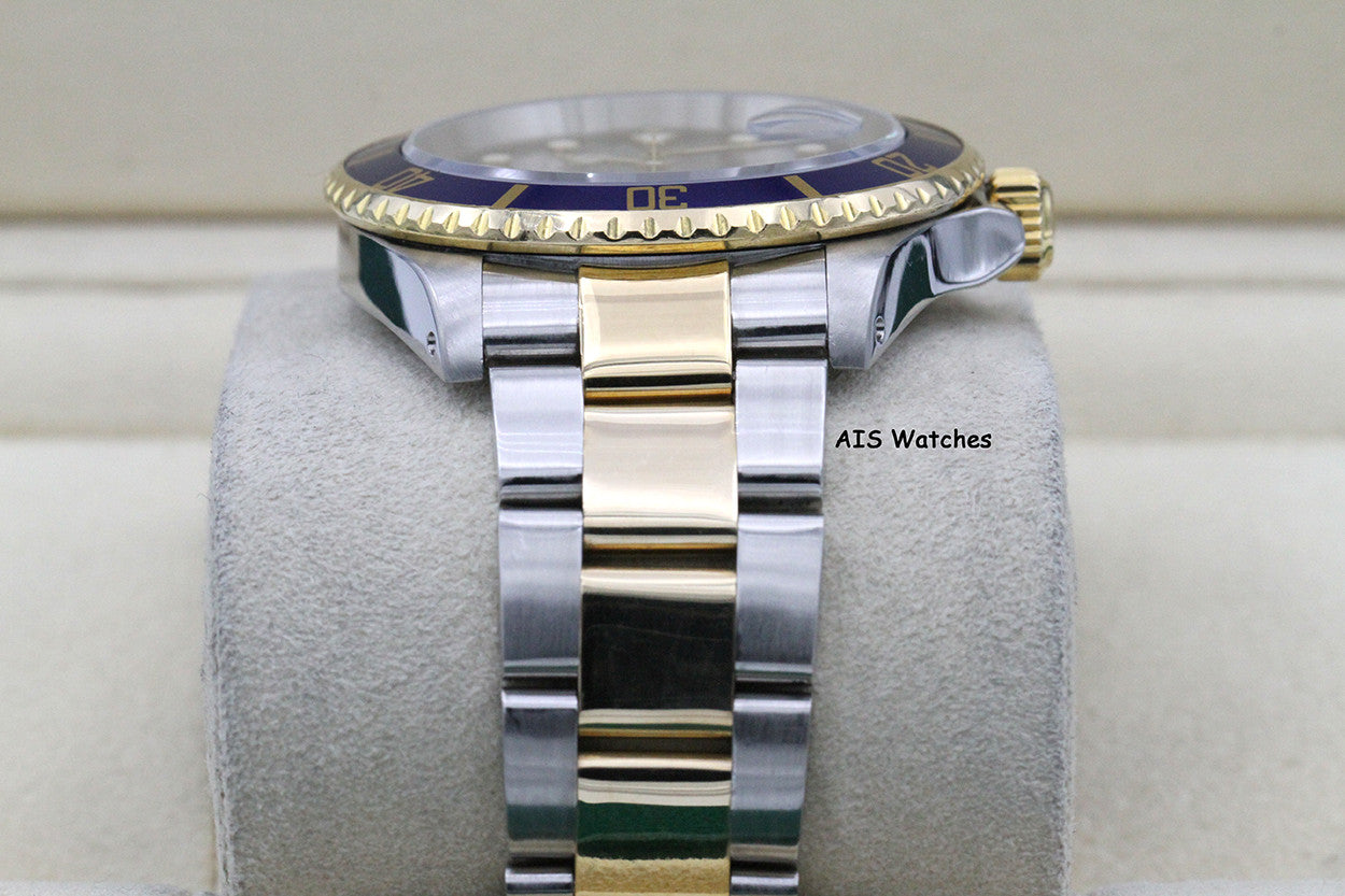 Rolex Submariner 16613 P Serial Blue Dial Box & Papers