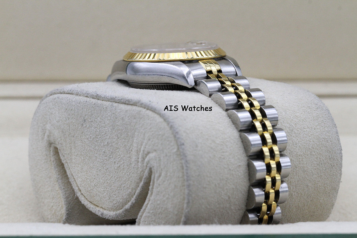 Rolex Ladies Two-Tone DateJust 69173 Champagne Dial 26MM S Serial - 1995 with Papers