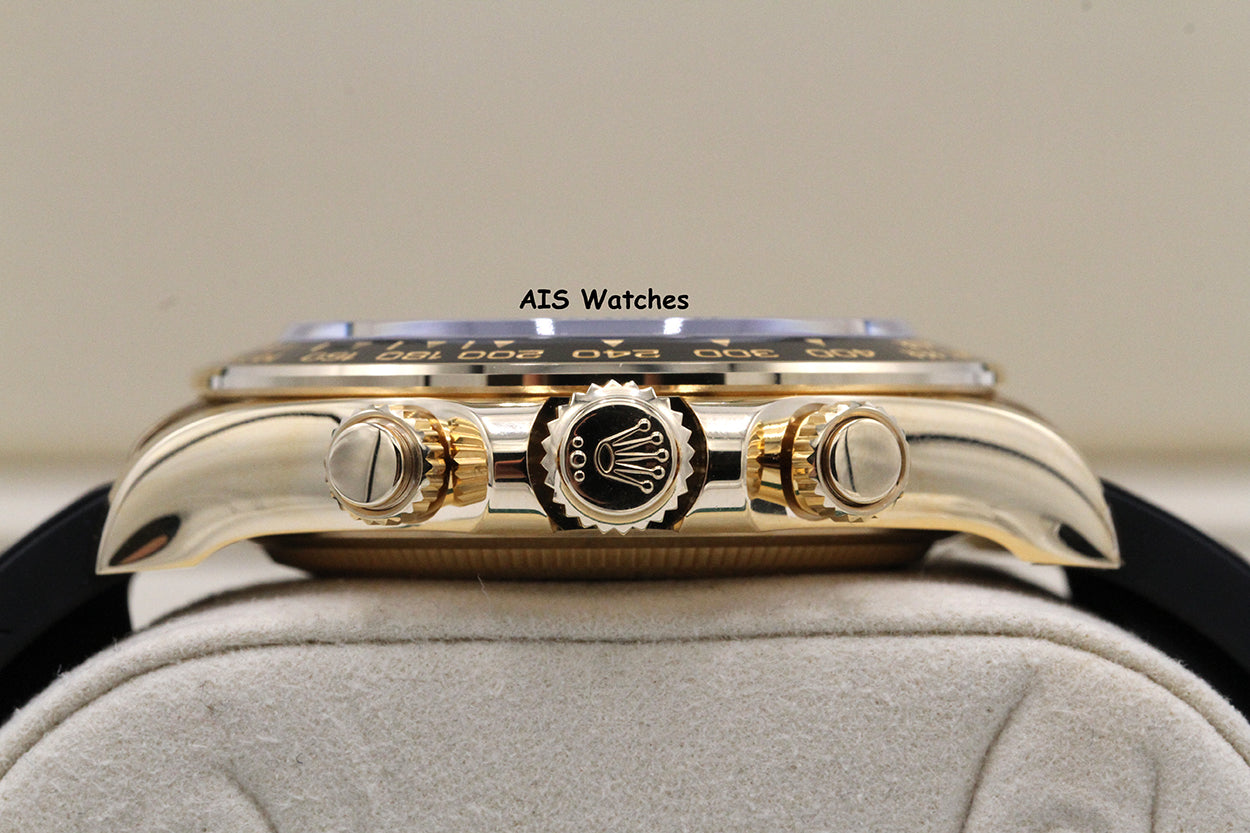 BNIB Rolex 126518LN Daytona Cosmograph 18K YG OysterFlex Paul Newman Dial B&P