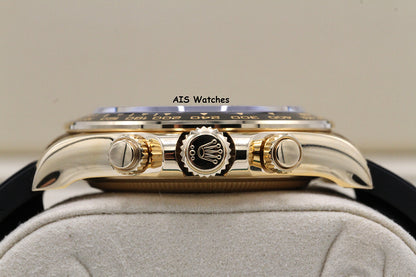 BNIB Rolex 126518LN Daytona Cosmograph 18K YG OysterFlex Paul Newman Dial B&P