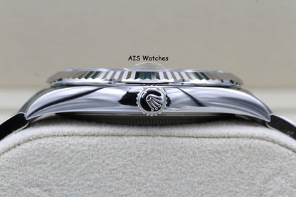 Rolex Datejust 41MM 126334 Mint Green Dial Oyster 2024 Box & Papers