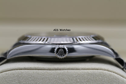 BNIB Rolex Datejust 41MM 126334 Green Stick Dial Jubilee Box & Paper