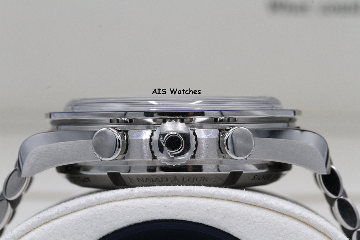 BNIB Omega SpeedMaster Moonwatch Apollo 13 Silver Snoopy SS Bracelet 310.32.42.50.02.001 BP