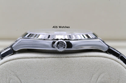 BNIB Rolex 127334 Land Dweller 40MM White Dial Stainless Steel Flat Jubilee B&P