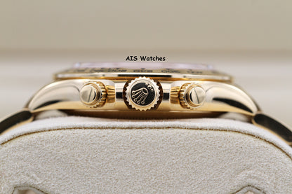 Rolex 116508 Daytona Cosmograph 18K Yellow Gold White Dial B&P