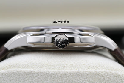 Patek Philippe Perpetual Calendar 5320G White Gold Rose Dial Box & Papers