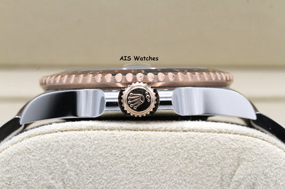 Rolex 126711 CHNR GMT Master II 18K Rose Gold / SS RootBeer Ceramic B&P