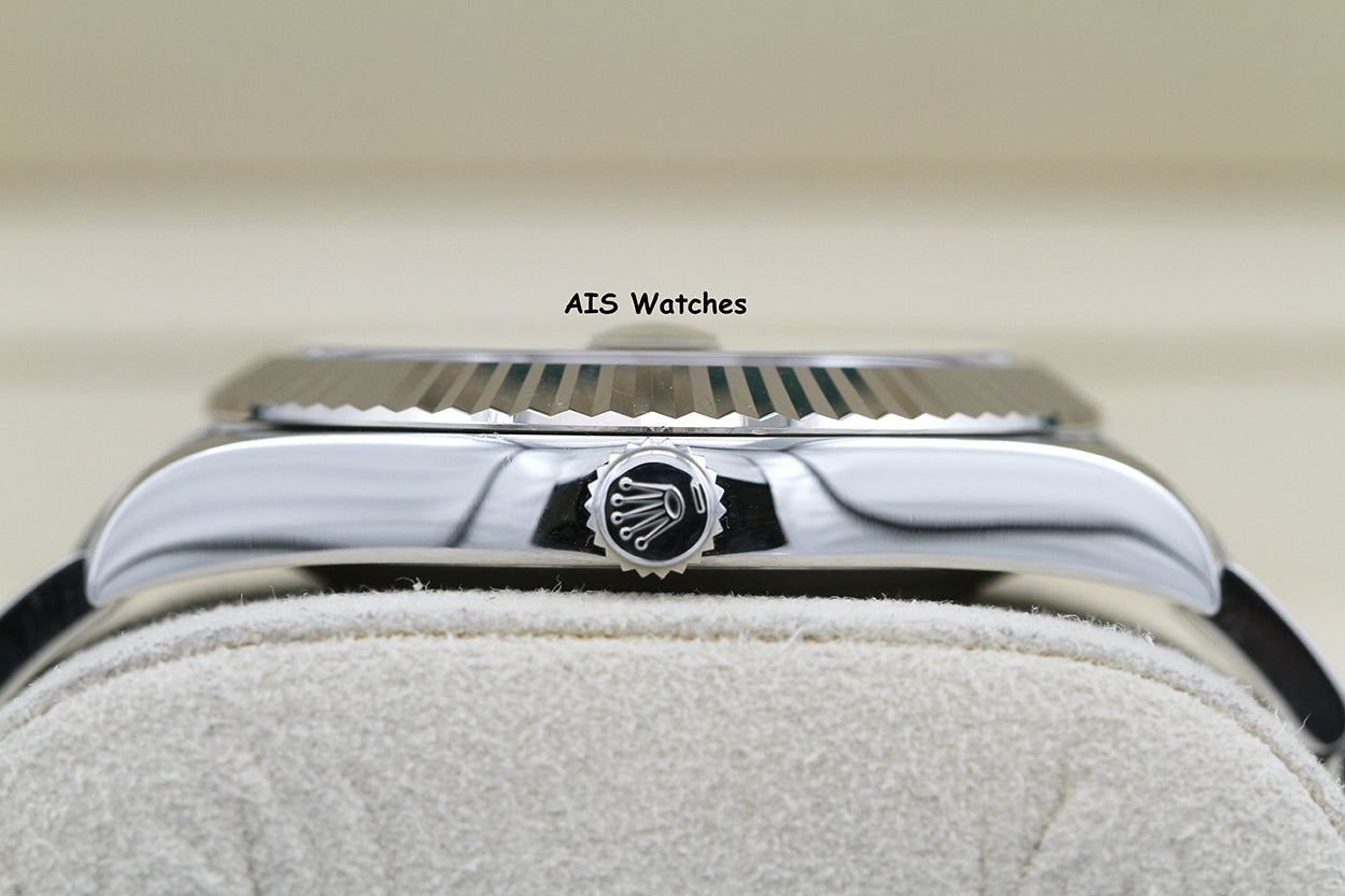 Rolex Datejust II 41MM 116334 Blue Stick Dial Stainless Steel 2017 Box & Papers