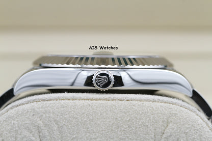 Rolex Datejust II 41MM 116334 Blue Stick Dial Stainless Steel 2017 Box & Papers