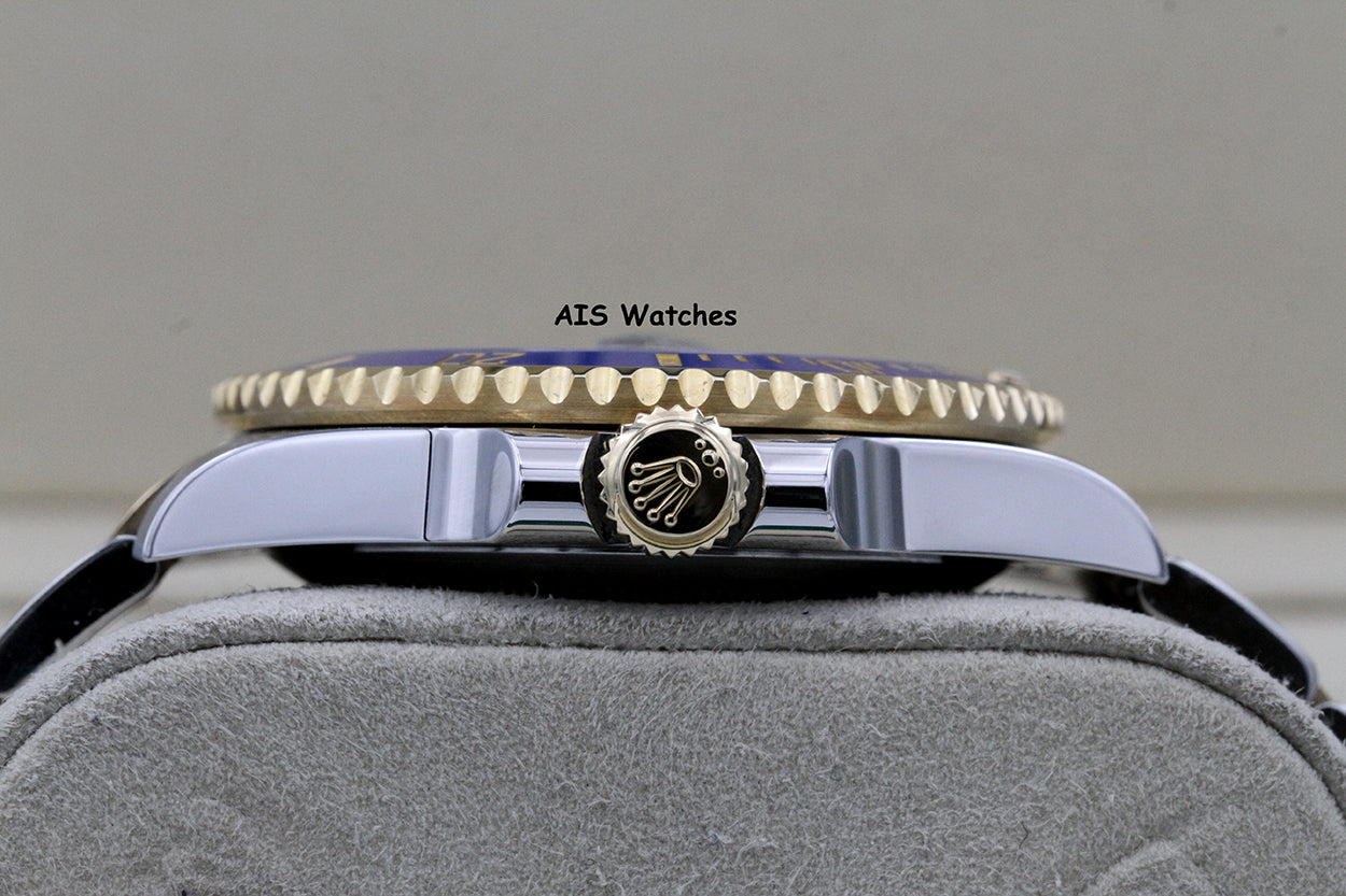 Rolex Submariner 18K YG/SS 116613LB SunBurst Blue Dial Ceramic 40MM 2018 B&P