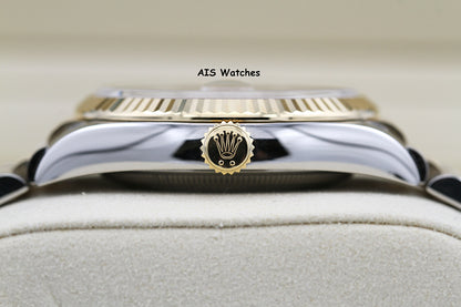 BNIB Rolex 126233 DateJust 36MM 18K YG/SS Champagne Diamond Dial Jubilee Bracelet B&P