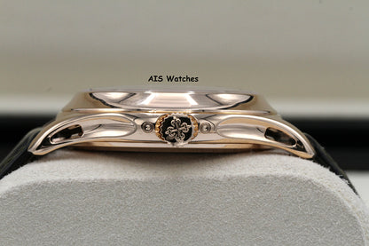 Patek Philippe Annual Calendar 5205R Rose Gold Green Dial Box & Papers