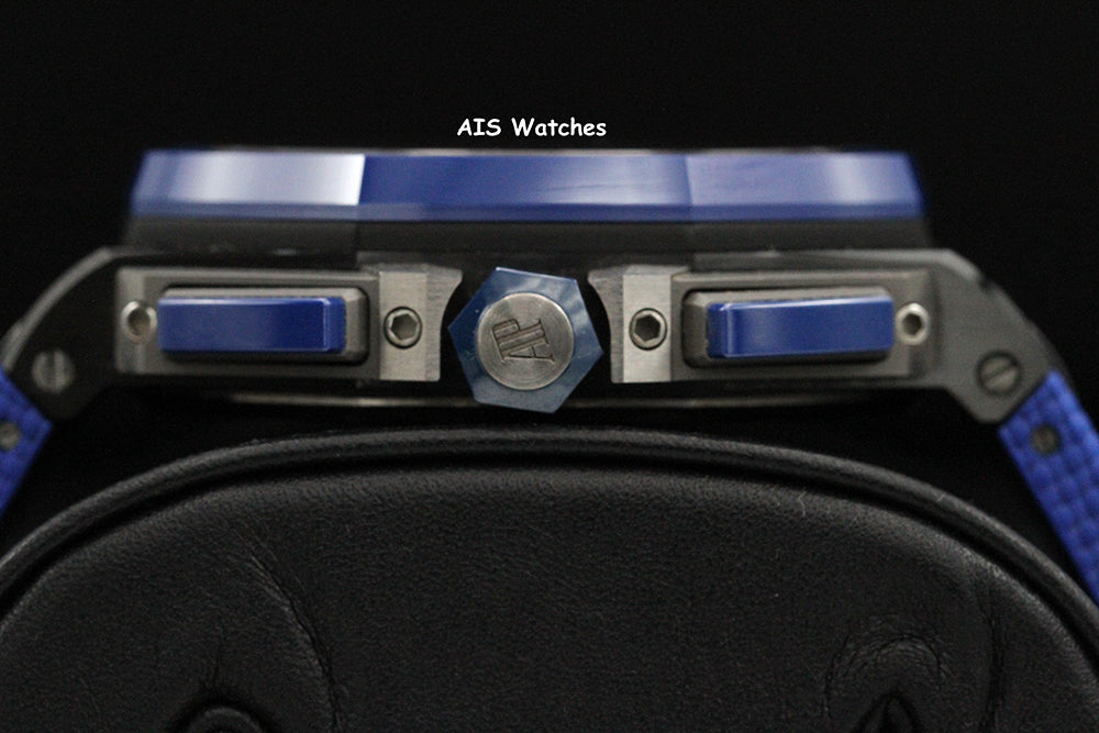 Audemars Piguet Royal Oak 26405CE.00.A030CA.01 Offshore Chrono BLUE Ceramic B&P