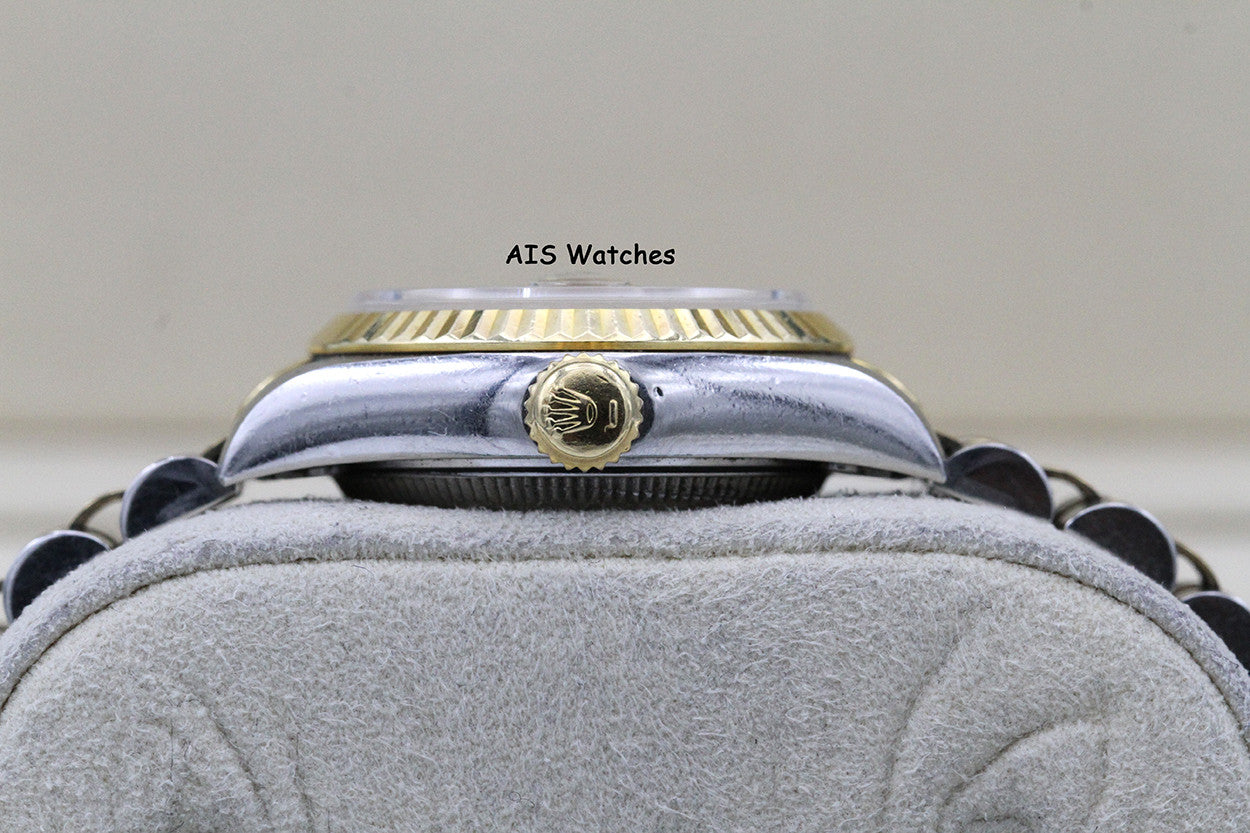 Rolex Ladies Two-Tone DateJust 69173 Champagne Dial 26MM S Serial - 1995 with Papers