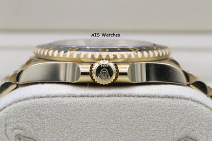BNIB Rolex GMT-Master II 126718GRNR 18K Yellow Gold Black Dial Jubilee B&P