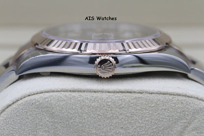 BNIB Rolex 126331 DateJust 41MM 18K RG / SS Chocolate Diamond Dial Oyster B&P