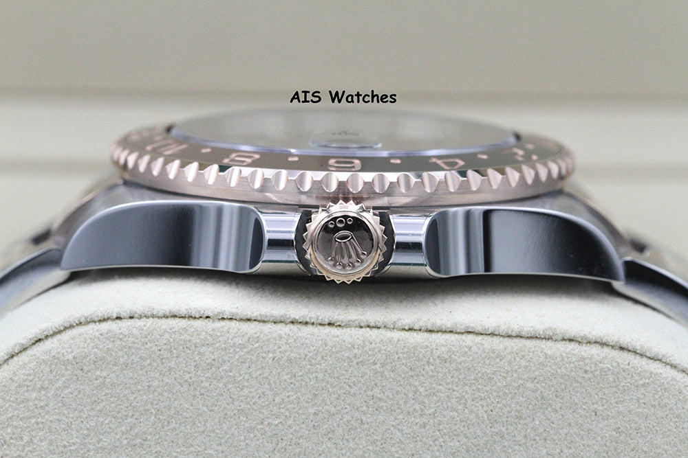 BNIB Rolex 126711 CHNR GMT Master II 18K Rose Gold / SS RootBeer Ceramic B&P