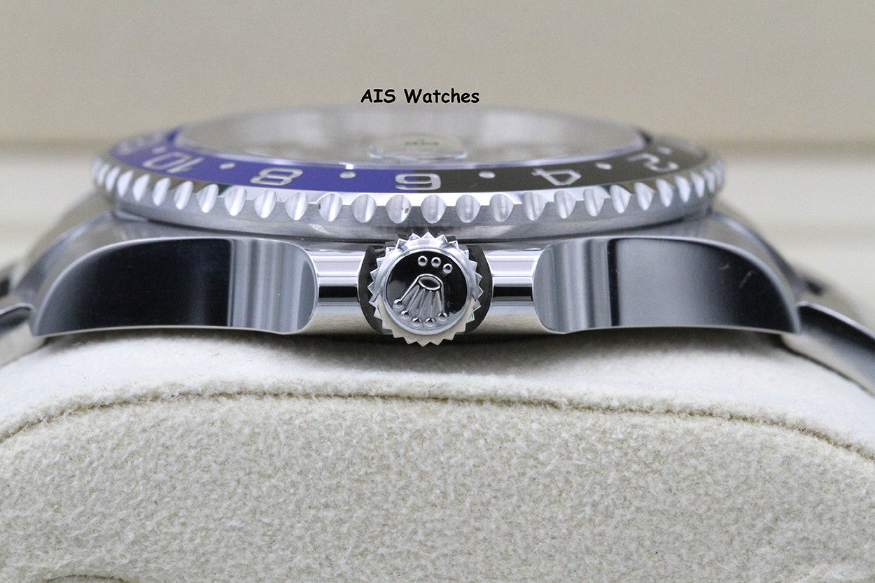 BNIB Rolex GMT Master II 126710BLNR Batman Oyster Bracelet Ceramic Bezel BP