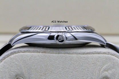 Rolex Datejust 41MM 126334 Blue Stick Dial Oyster Box & Papers
