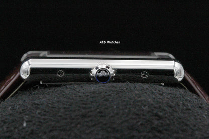 Cartier Must de Cartier WSTA0054 Red Dial 33.7MM x 25MM Box & Papers