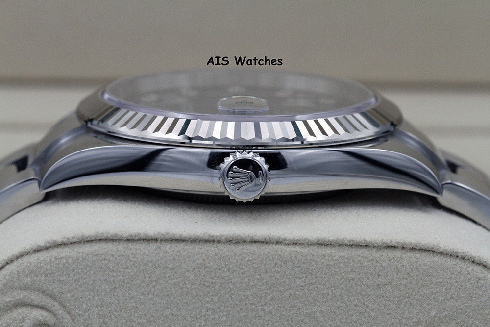 BNIB Rolex Datejust 41MM 126334 Blue Diamond Dial Oyster Box & Papers