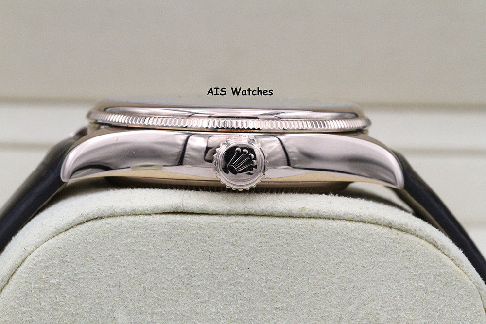 Rolex 50535 Cellini Moonphase 18K Everose Gold 39MM White Lacquer Dial BP