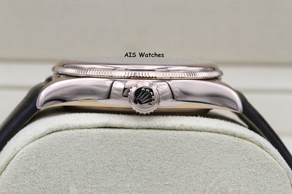 Rolex 50535 Cellini Moonphase 18K Everose Gold 39MM White Lacquer Dial BP