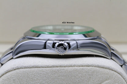 Rolex Milgauss Z-BLUE 116400GV Green Crystal Blue Dial 2021 Box & Papers